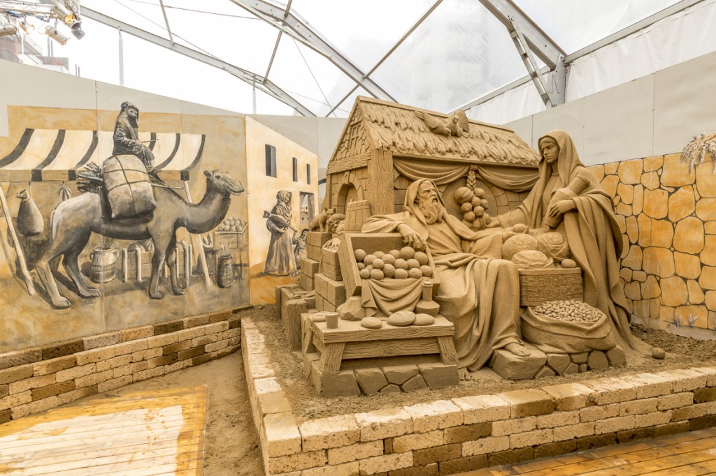 UN PREMIO SPECIALE PER IL VISITATORE NUMERO 100MILA DI SAND NATIVITY