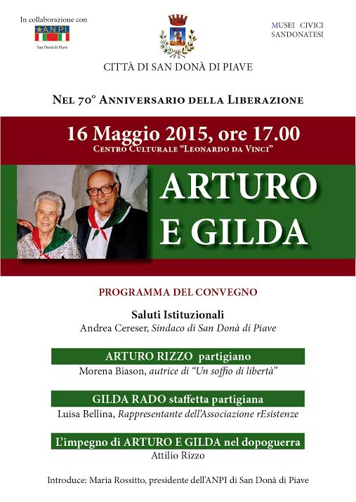 “ARTURO E GILDA”, UNA STORIA D’AMORE E RESISTENZA PARTIGIANA