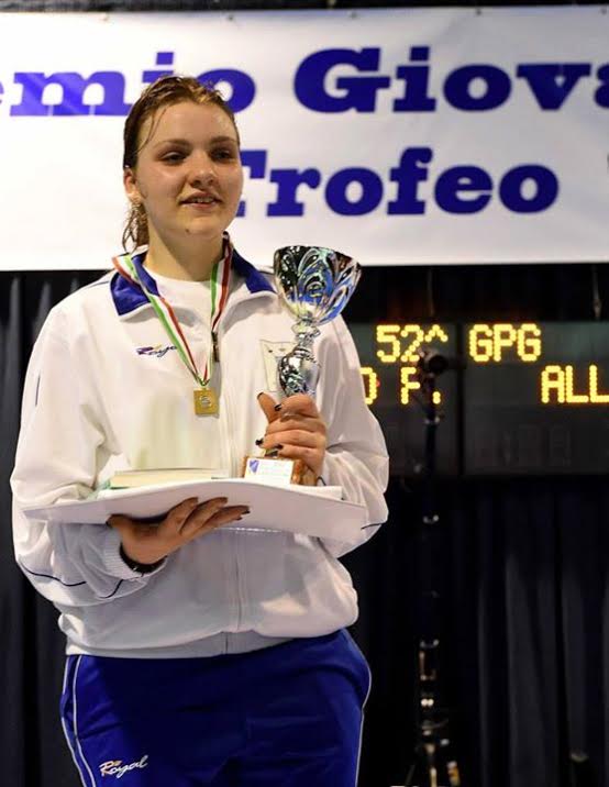 BENEDETTA CARRER VICECAMPIONESSA ITALIANA NEL FIORETTO ALLIEVI