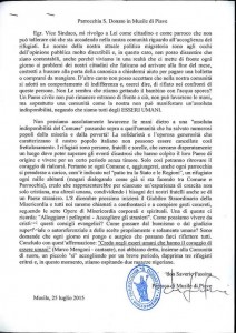 LETTERA DA DON SAVERIO