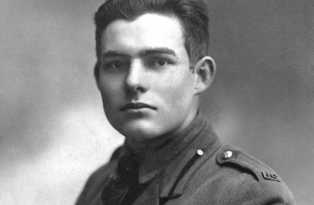 ERNEST HEMINGWAY, A FOSSALTA LA RIEVOCAZIONE DEL FERIMENTO