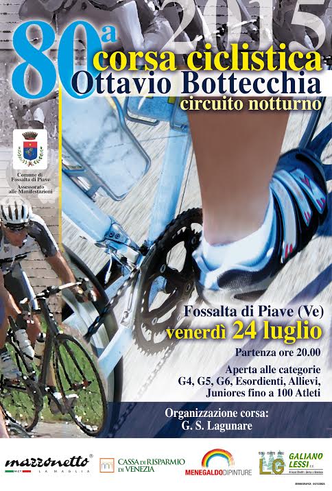 80^ EDIZIONE DELLA CORSA CICLISTICA “OTTAVIO BOTTECCHIA”