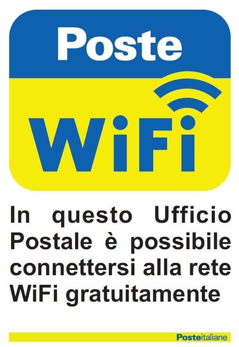 E’ ARRIVATO IL WI-FI NEGLI UFFICI POSTALI