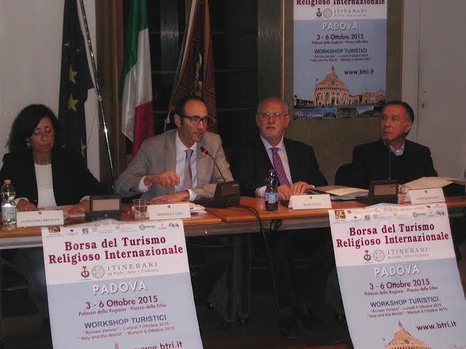 BORSA DEL TURISMO RELIGIOSO, CANER: “IL VENETO SI CANDIDA A CAPITALE DI QUESTO SEGMENTO TURISTICO”