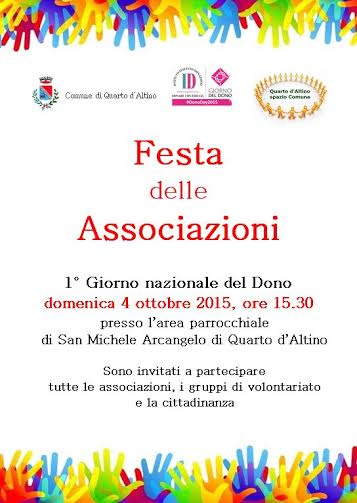 FESTA DELLE ASSOCIAZIONI TRA VOLONTARIATO E SOLIDARIETA’