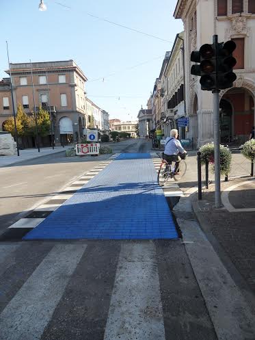 CORSO TRENTIN, COLLEGAMENTO TRA LE PISTE CICLABILI