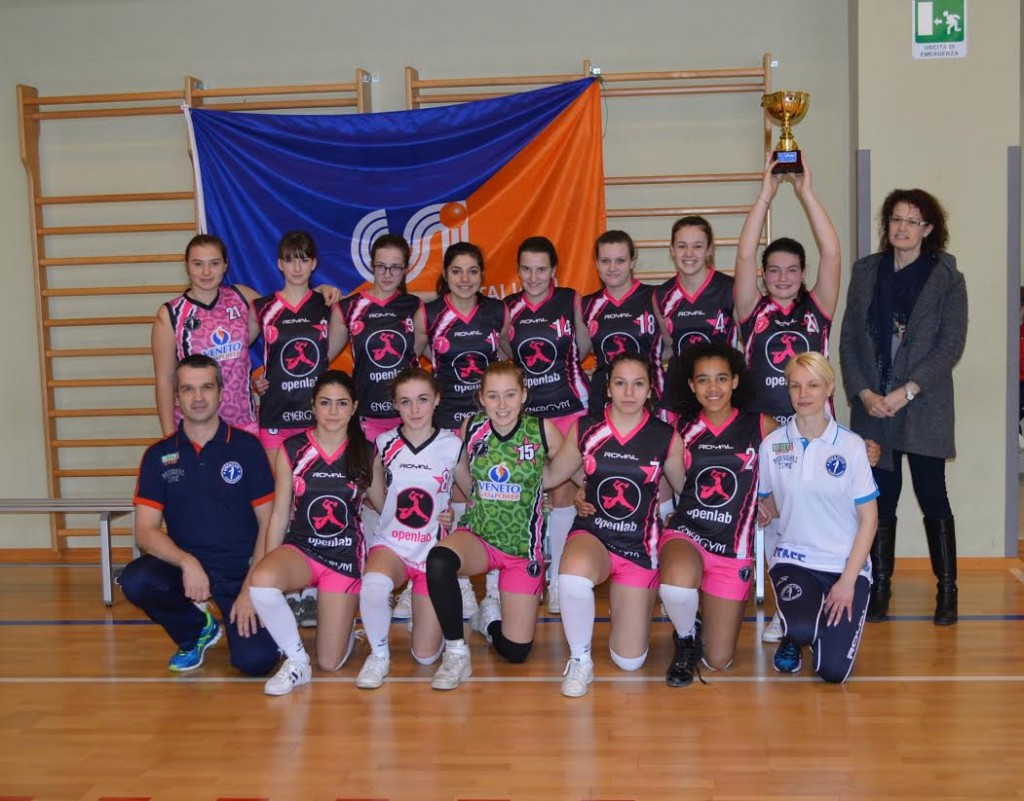 OPENLAB BREMAS CAMPIONE FINALI PROVINCIALI ALLIEVE VOLLEY CSI DI TREVISO