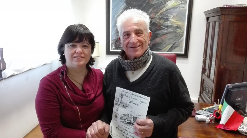 PREMIATO A SAVONA IL POETA RINO FOLLADOR