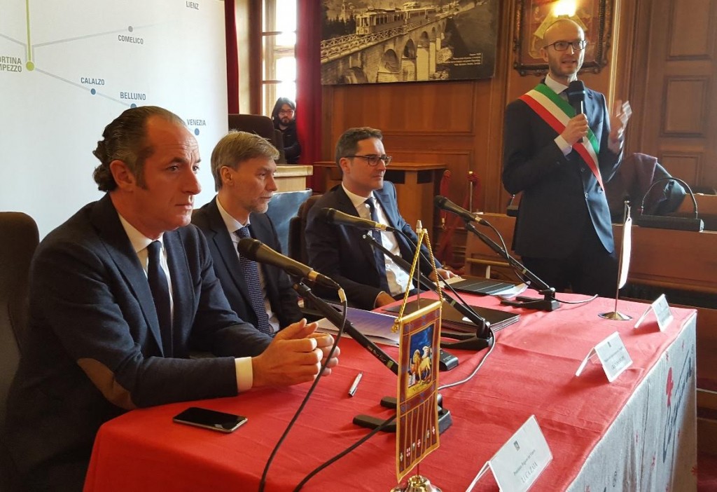 TRENO DELLE DOLOMITI. ZAIA: “UN PROGETTO REALIZZABILE CHE APRE UNA NUOVA FASE STORICA PER LE DOLOMITI”