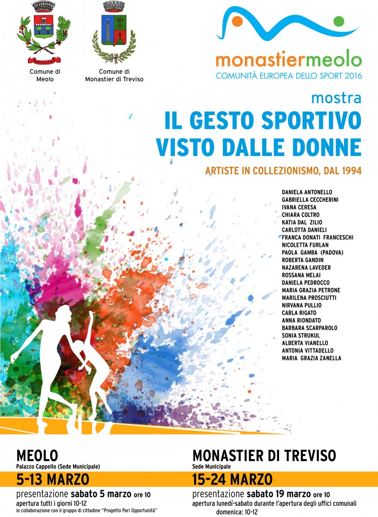 A MEOLO LA MOSTRA “IL GESTO SPORTIVO VISTO DALLE DONNE”