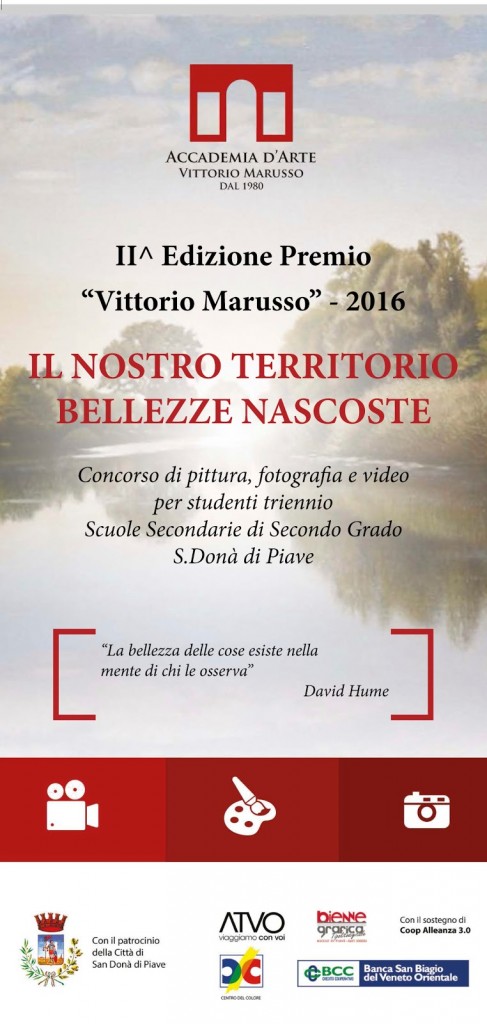 II EDIZIONE PREMIO “VITTORIO MARUSSO”: IL NOSTRO TERRITORIO, BELLEZZE NASCOSTE