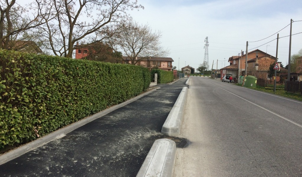 COMPLETATA E APERTA LA PISTA CICLABILE CHE COLLEGA LOSSON A FOSSALTA DI PIAVE