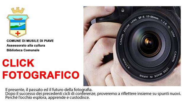 STANNO PER RICOMINCIARE LE SERATE DE IL “CLICK FOTOGRAFICO”