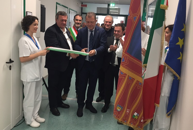 L’ASSESSORE REGONALE LUCA COLETTO HA INAUGURATO LA NUOVA  AREA AMBULATORIALE DELLA NEUROLOGIA