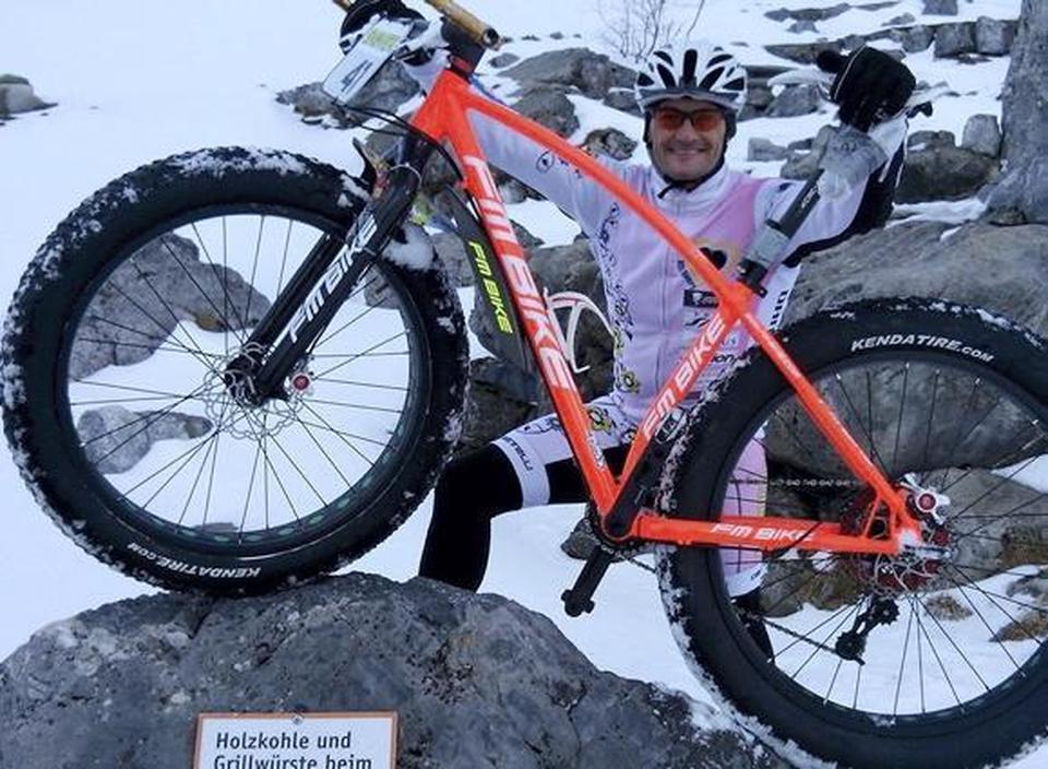 CONEGLIANESE SFIDA L’INVERNO SIBERIANO IN FAT BIKE : PRIMO AL MONDO