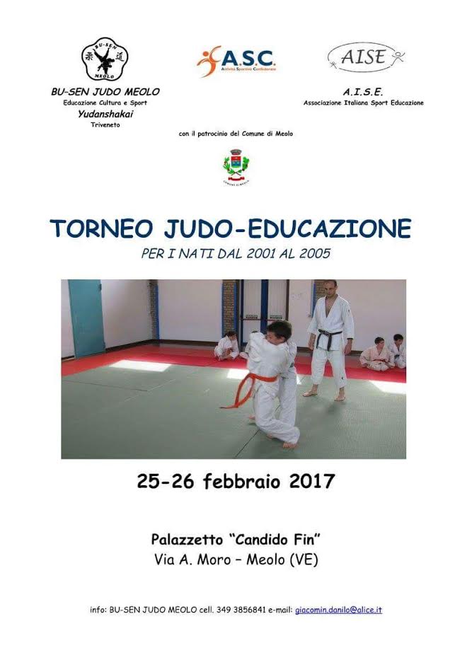 MEOLO: TORNEO JUDO-EDUCAZIONE