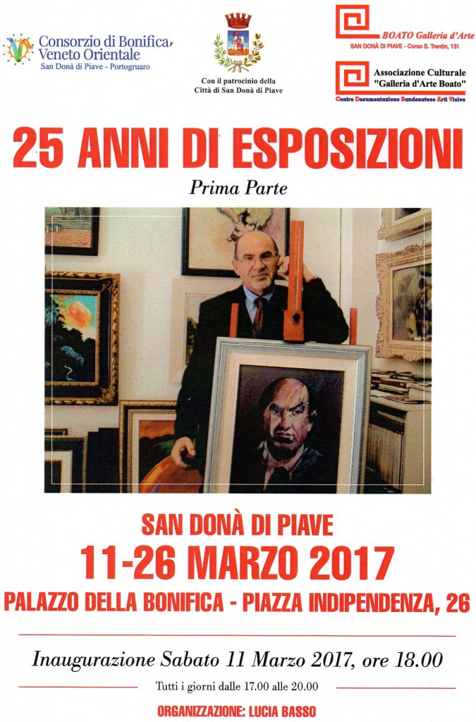 25 ANNI DI ESPOSIZIONI DI GIANNI BOATO