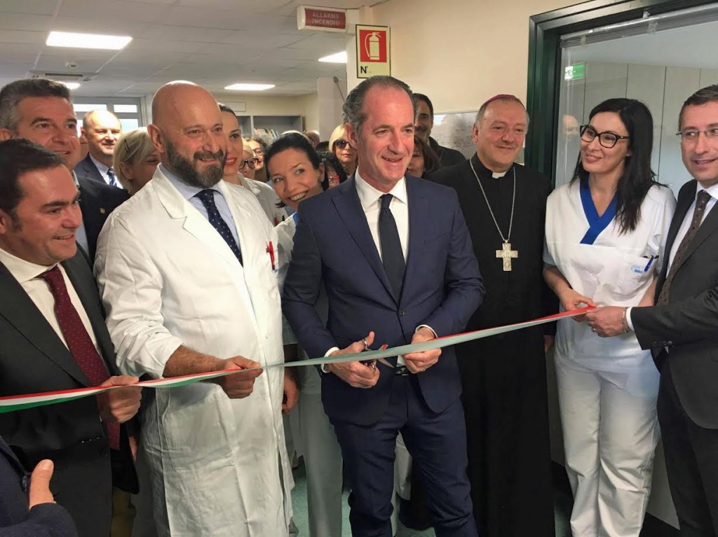 LUCA ZAIA INAUGURA LA NUOVA AREA ONCOLOGICA DI PORTOGRUARO