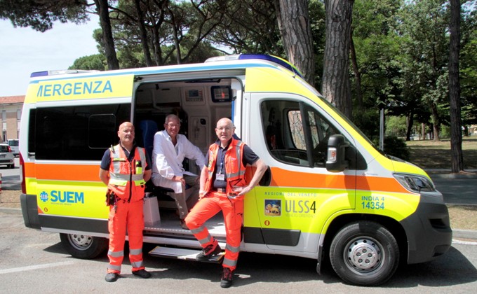 NUOVA AMBULANZA IN SERVIZIO AL PRONTO SOCCORSO DI JESOLO