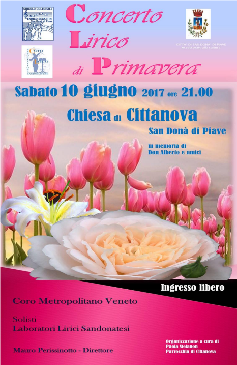 A CITTANOVA IL CONCERTO LIRICO DI PRIMAVERA