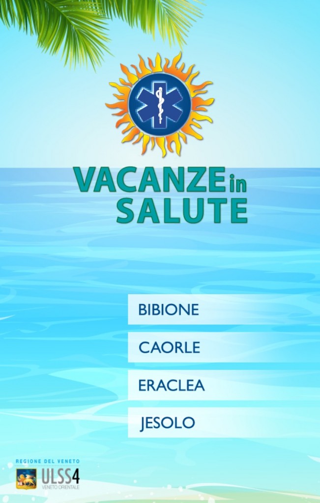 IN VACANZA A BIBIONE, CAORLE, ERACLEA O JESOLO? “METTETE IN VALIGIA” ANCHE L’APP VACANZE IN SALUTE