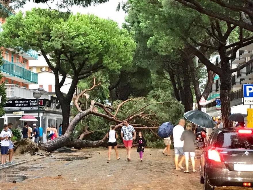 TEMPESTA SI ABBATTE SUL VENETO ORIENTALE, DANNI SU TUTTO IL TERRITORIO