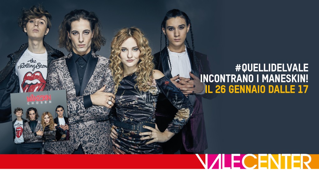 I MANESKIN A VALECENTER PER INCONTRARE I FAN E FIRMARE LE COPIE DEL LORO ALBUM “CHOSEN”