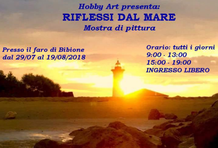 AL FARO DI BIBIONE LA MOSTRA DI PITTURA “RIFLESSI DAL MARE”