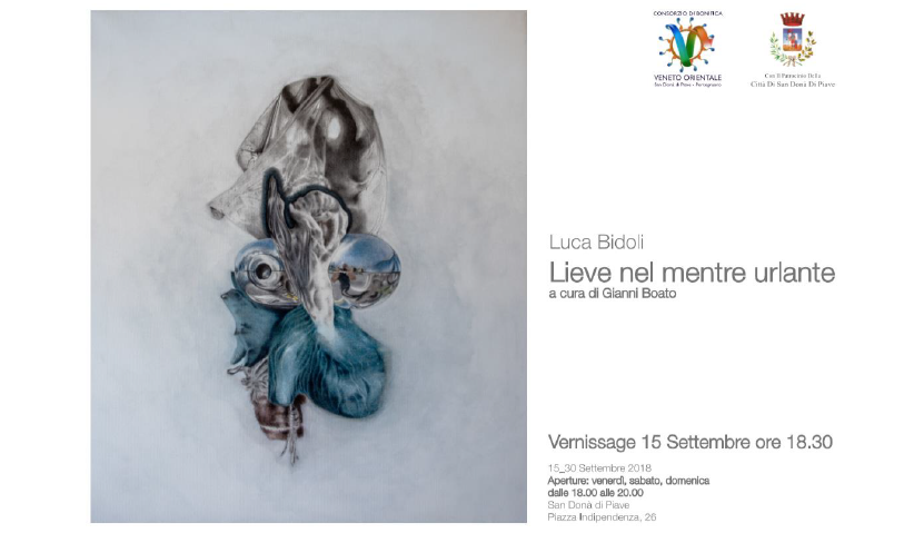 “LIEVE NEL MENTRE URLANTE”: LA NUOVA MOSTRA DI LUCA BIDOLI