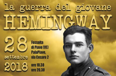 “LEGGERE PER BALLARE” PRESENTA A FOSSALTA LO SPETTACOLO “LA GUERRA DEL GIOVANE HEMINGWAY”