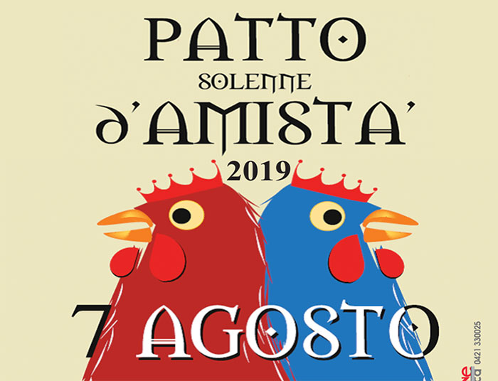 PATTO SOLENNE D’AMISTÀ 7 AGOSTO 2019