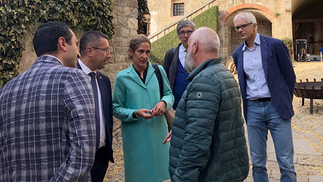 VICEPRESIDENTE GIANLUCA FORCOLIN VISITA LA ROCCA DI MONSELICE  “IL PIANO MANUTENTIVO CONTINUA, NEI PROSSIMI MESI SARA’ IN MESSO SICUREZZA ANCHE IL PALAZZO DELLA BIBLIOTECA”