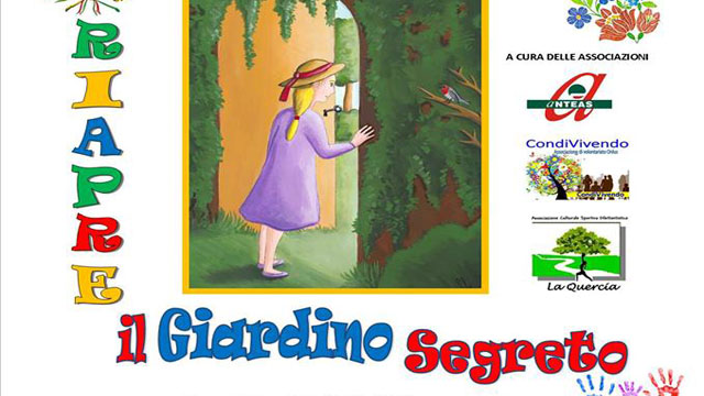 RIAPRE IL GIARDINO SEGRETO PRESSO LA CASA DEI BAMBINI