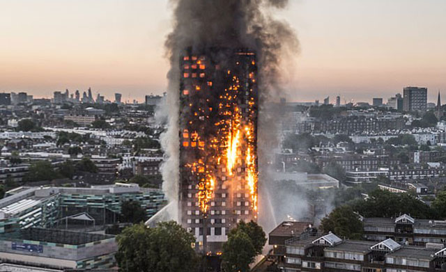 INCENDIO DELLA “GRENFELL TOWER DI LONDRA”. APPELLO ALLA REGIONE VENETO