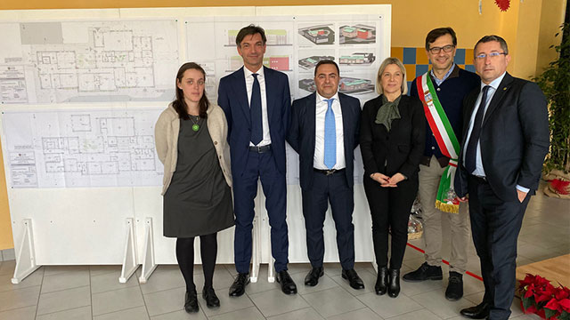 L’ASSESSORE REGIONALE LANZARIN HA DATO AVVIO ALLA DEMOLIZIONE DEL VECCHIO EDIFICIO DEL CEOD