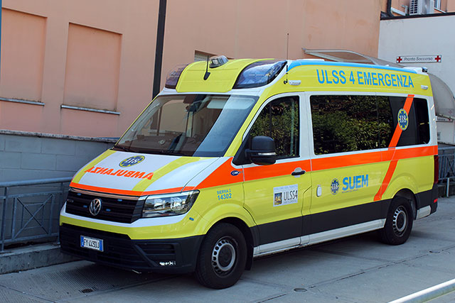 SI RINNOVA IL PARCO MEZZI DESTINATI ALL’URGENZA-EMERGENZA  ALL’ULSS 4 IN ARRIVO 7 AMBULANZE E 1 AUTO MEDICA