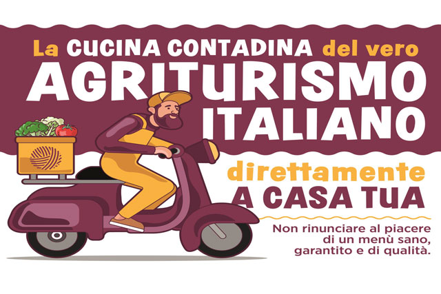 L’ AZIENDA AGRITURISTICA “AI LAGHETTI” EFFETTUA LA CONSEGNA A DOMICILIO DEI PASTI DURANTE LE FESTIVITA’ NATALIZIE