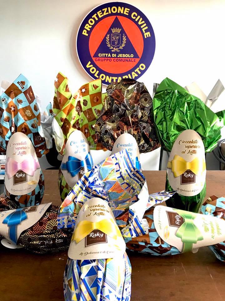 UNA PASQUA DA 2.000 UOVA DI CIOCCOLATO PER I BAMBINI DI JESOLO