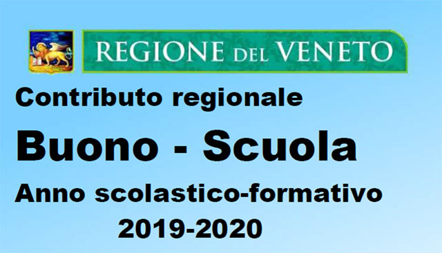 SCUOLA: REGIONE VENETO PROROGA AL 12 GIUGNO LA SCADENZA PER RICHIEDERE IL BUONO SCUOLA PER L’ANNO IN CORSO