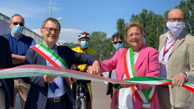 JESOLO E CAVALLINO-TREPORTI UNITI CON LE DUE RUOTE  INAUGURATA LA PISTA CICLABILE CHE UNISCE I DUE COMUNI