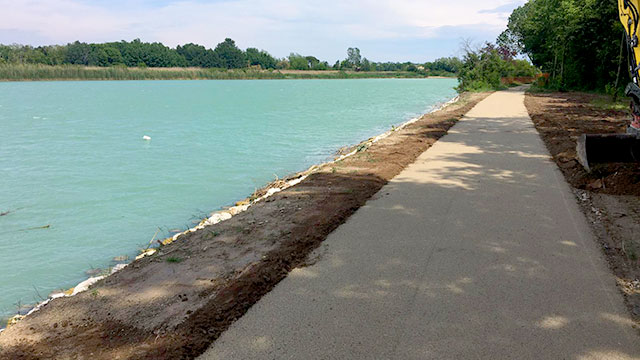 COMPLETATI I LAVORI DI SICUREZZA IDRAULICA DEL PIAVE NEL TRATTO ERACLEA-JESOLO