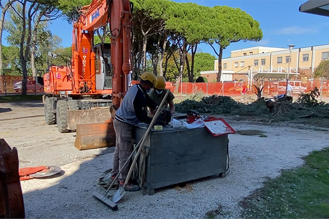 AVVIATI I LAVORI DI RIQUALIFICAZIONE DEI PARCHEGGI ALL’OSPEDALE DI JESOLO