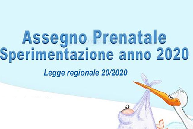 DALLA REGIONE UN SOSTEGNO PER OGNI NUOVO NATO