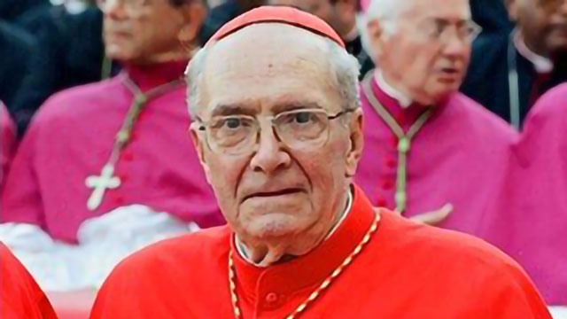 SCOMPARSA CARDINALE AGOSTINO CACCIAVILLAN, IL CORDOGLIO DEL PRESIDENTE ZAIA