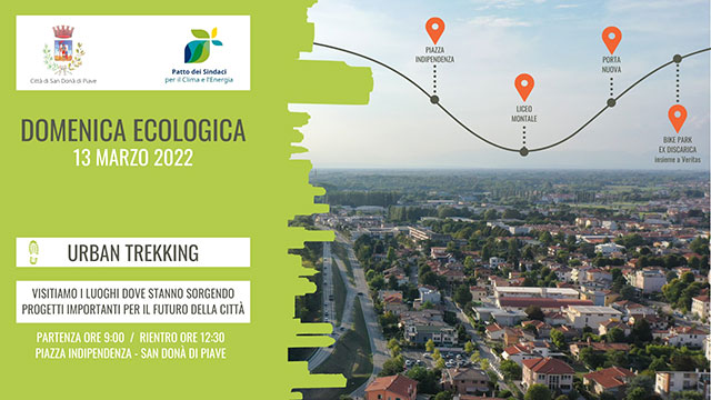 SAN DONA’ DI PIAVE: DOMENICA ECOLOGICA E DI URBAN TREKKING PER SCOPRIRE I PROGETTI CHE STANNO CAMBIANDO LA CITTÀ. MUSEO DELLA BONIFICA APERTO CON VISITE GUIDATE A PREZZO RIDOTTO