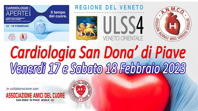 CARDIOLOGIE APERTE: ALL’ULSS 4 DUE GIORNI DEDICATI ALLA SENSIBILIZZAZIONE ED ALLA PREVENZIONE CARDIOVASCOLARE