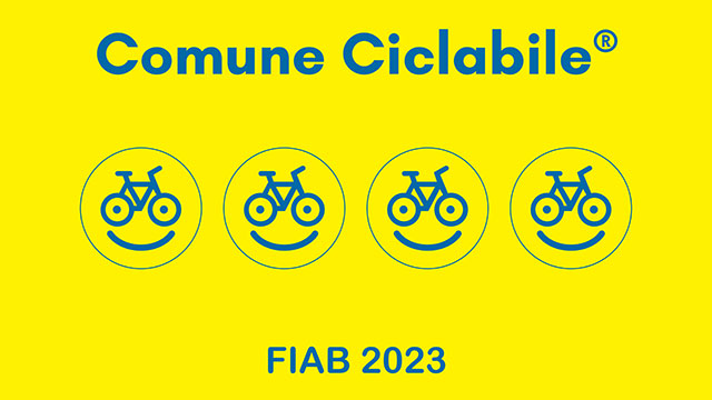 SAN DONÀ SI CONFERMA CITTÀ AMICA DELLA BICICLETTA. PER IL SESTO ANNO CONSECUTIVO OTTIENE 4 BIKE-SMILE SU 5 DI COMUNE CICLABILE FIAB