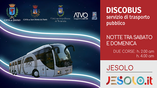 DISCOBUS, PRIMI RISCONTRI POSITIVI DALLA SPERIMENTAZIONE A JESOLO