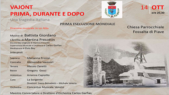 SABATO 14 E DOMENICA 15 OTTOBRE A FOSSALTA DI PIAVE DUE IMPORTANTI COMMEMORAZIONI