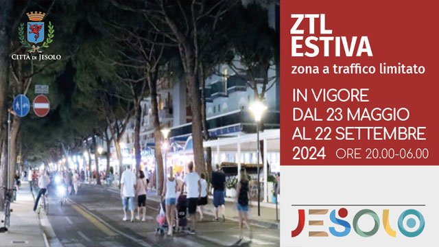 ZTL A JESOLO:  IL PERMESSO AL TRANSITO DIVENTA DIGITALE